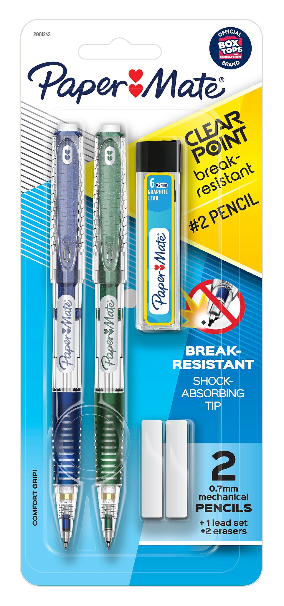 PM CLEARPOINT BR 0.7MM 2/CD SS