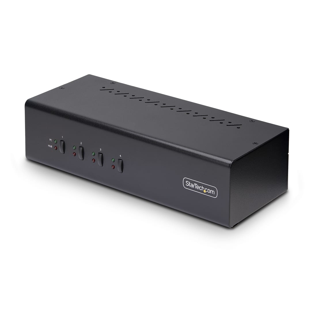 4 Port DisplayPort 1 2 Dual 4K 60Hz KVM Switch w  USB 3 0