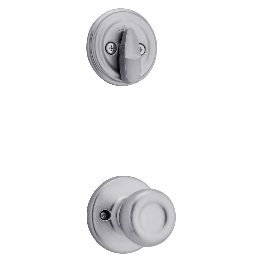 966 Single Cylinder Interior Pack w/ Tylo Knob for Signature Series Handlesets in Satin Chrome