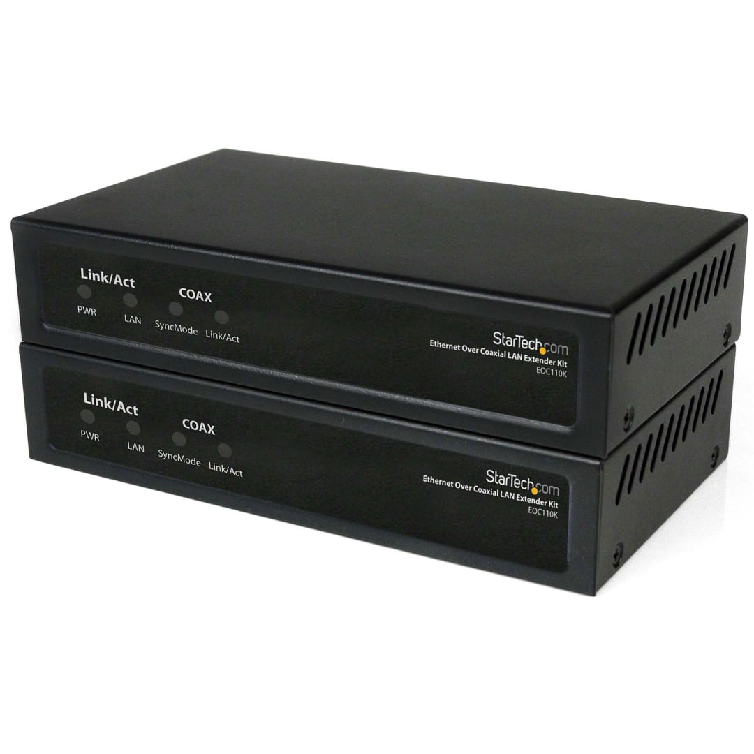 Ethernet Over Coaxial Media Converter Kit