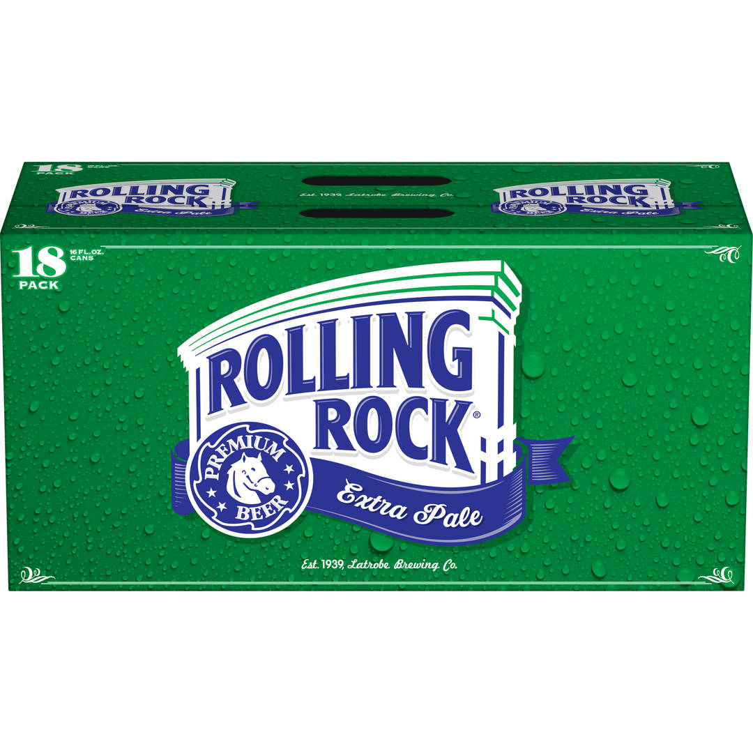 Rolling Rock® Extra Pale Beer, 18 Pack 16 fl. oz. Cans