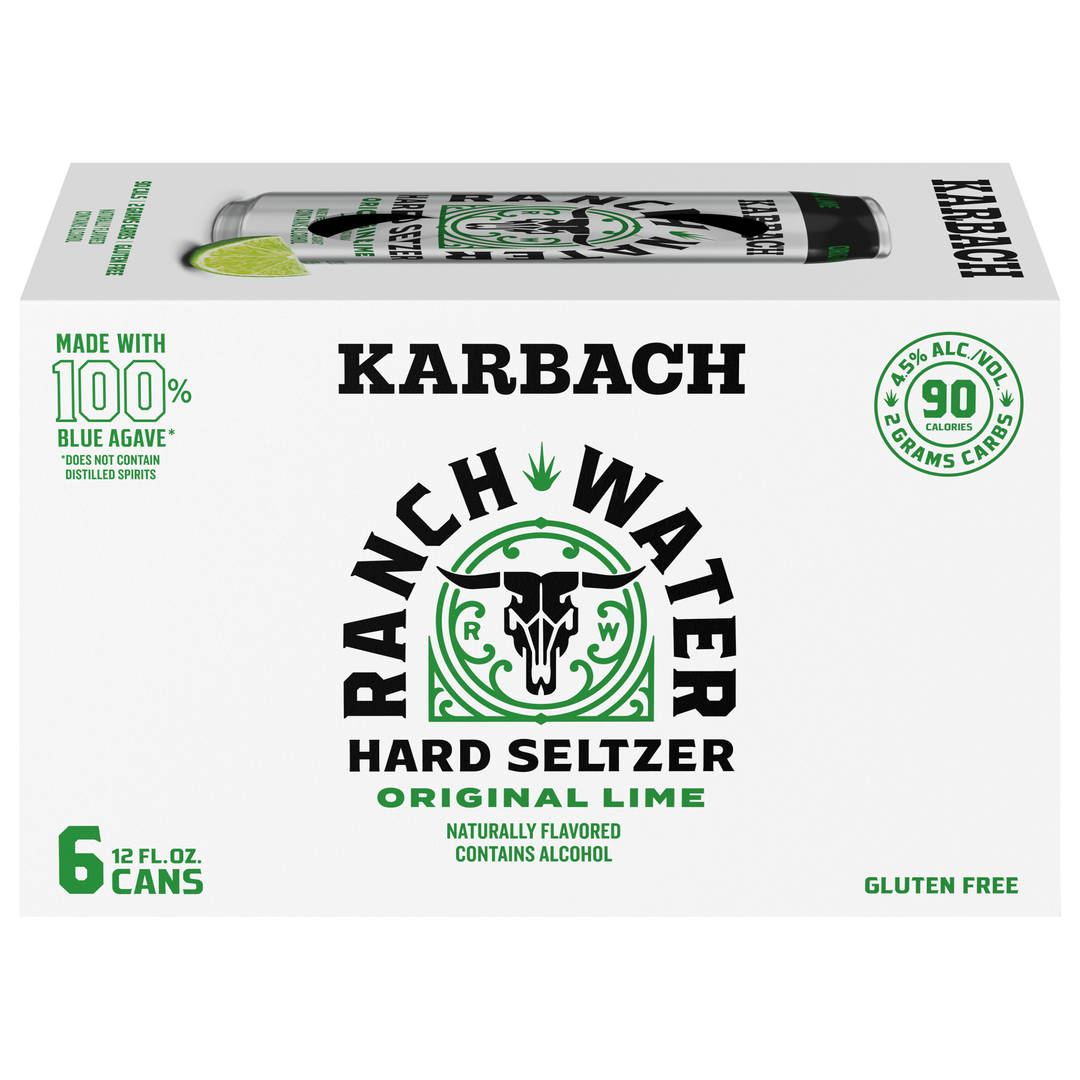 Karbach Ranch Water Original Lime Hard Seltzer 6 - 12 fl oz Cans