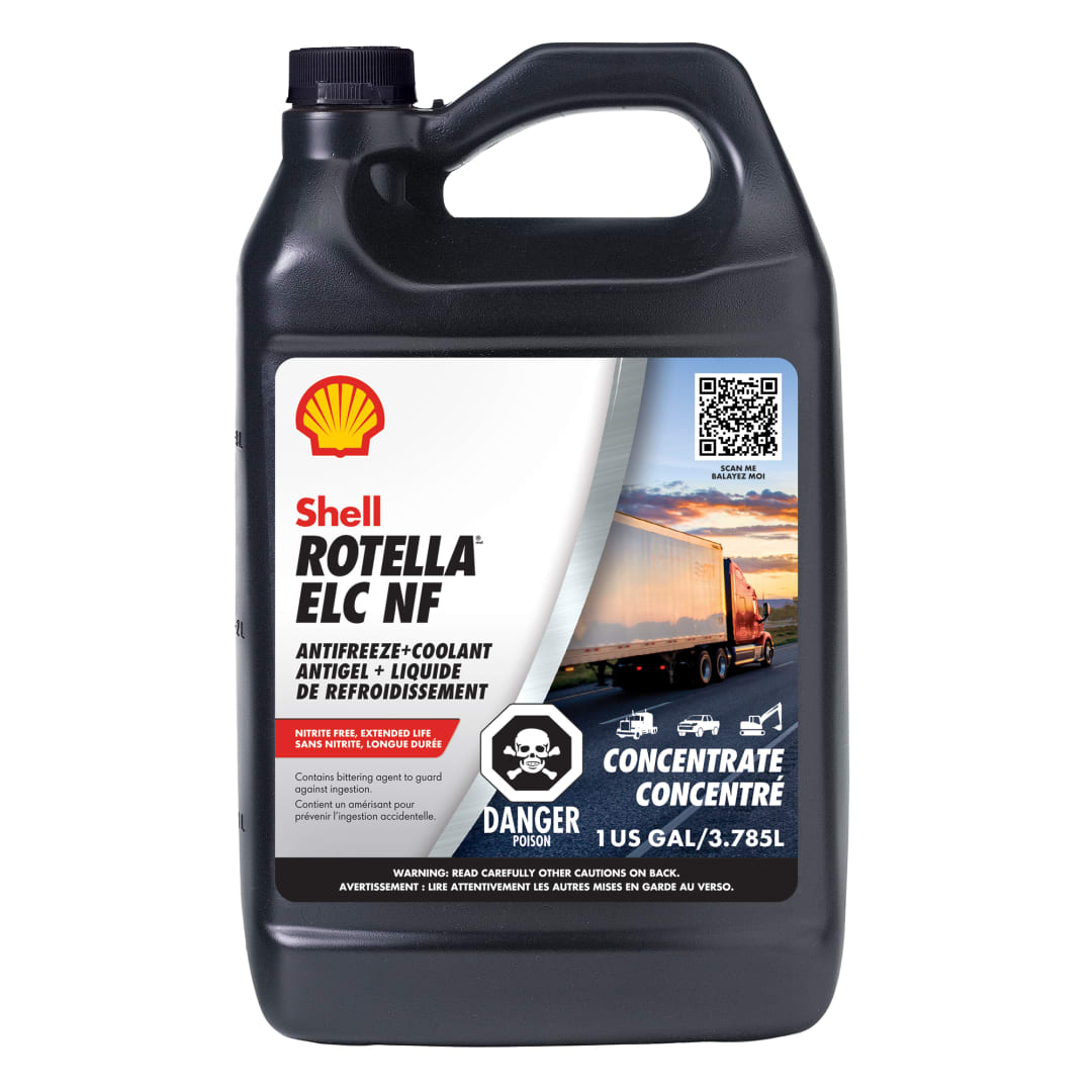 Shell Rotella Nitrite-Free Extended Life ELC Anti-Freeze + Coolant, Concentrate, 1 Gallon
