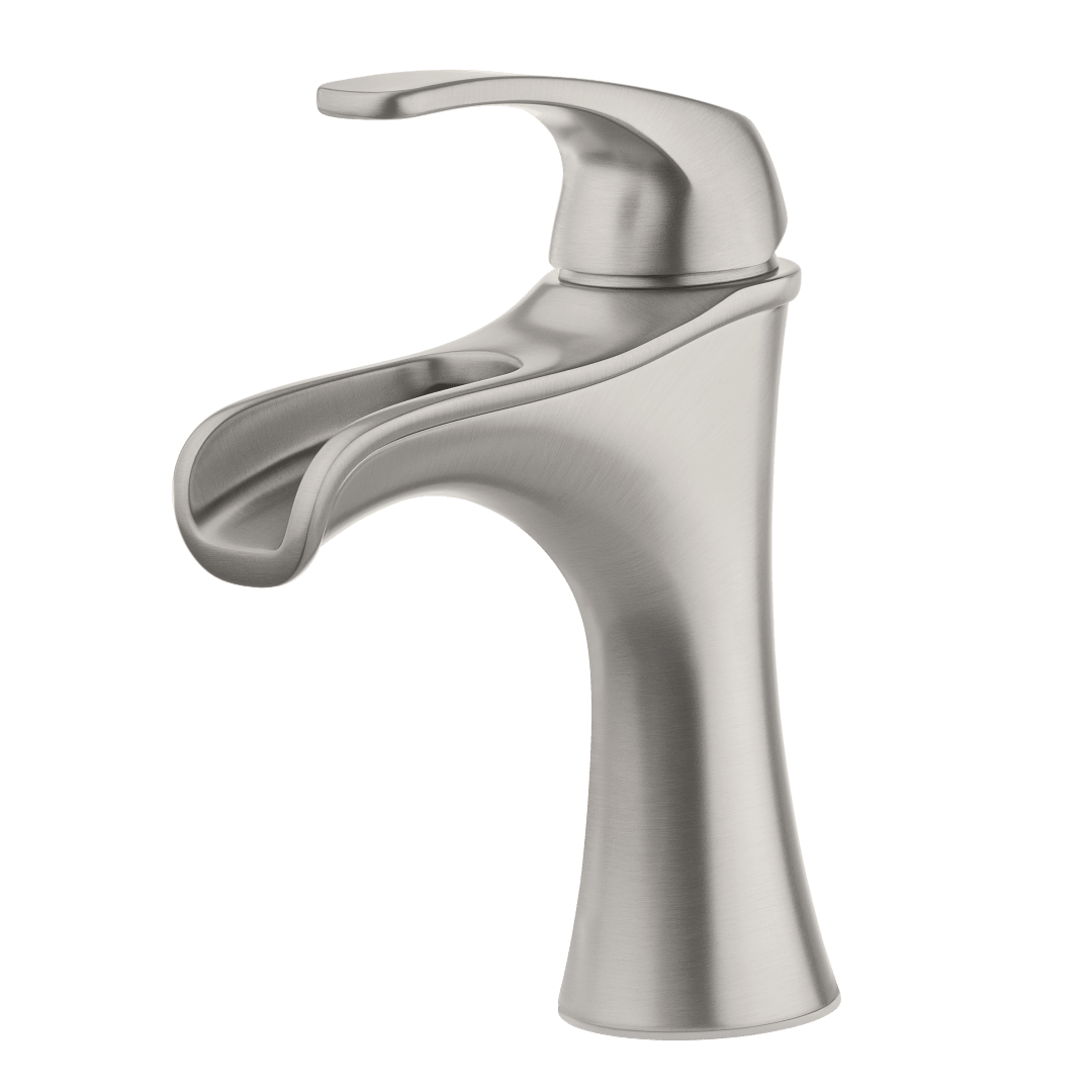 Jaida Single Control 4" Centerset Bathroom Faucet in Spot Defense Brushed Nickel