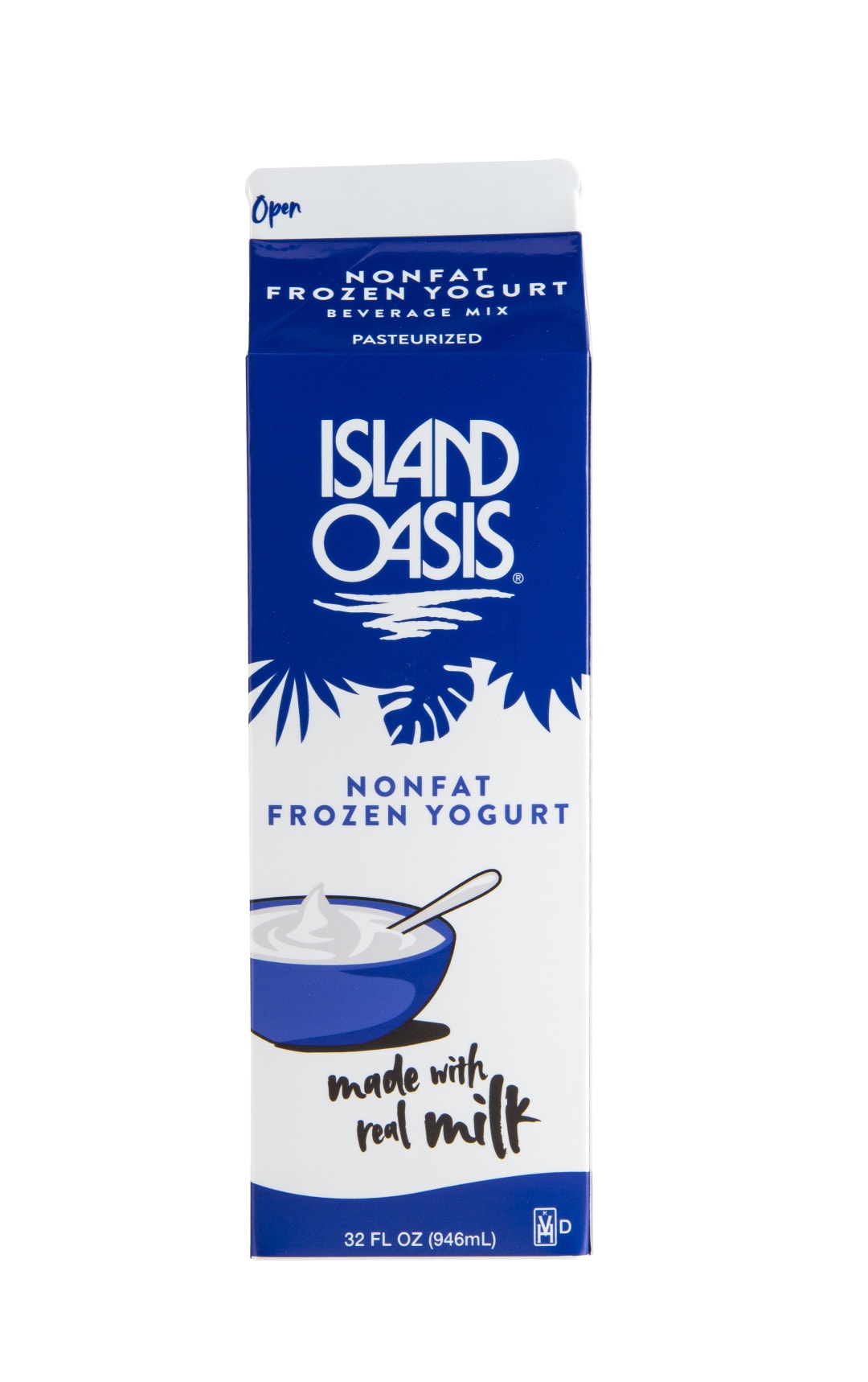 Island Oasis Non Fat Yogurt Beverage Mix, Frozen, 12 x 1 qt