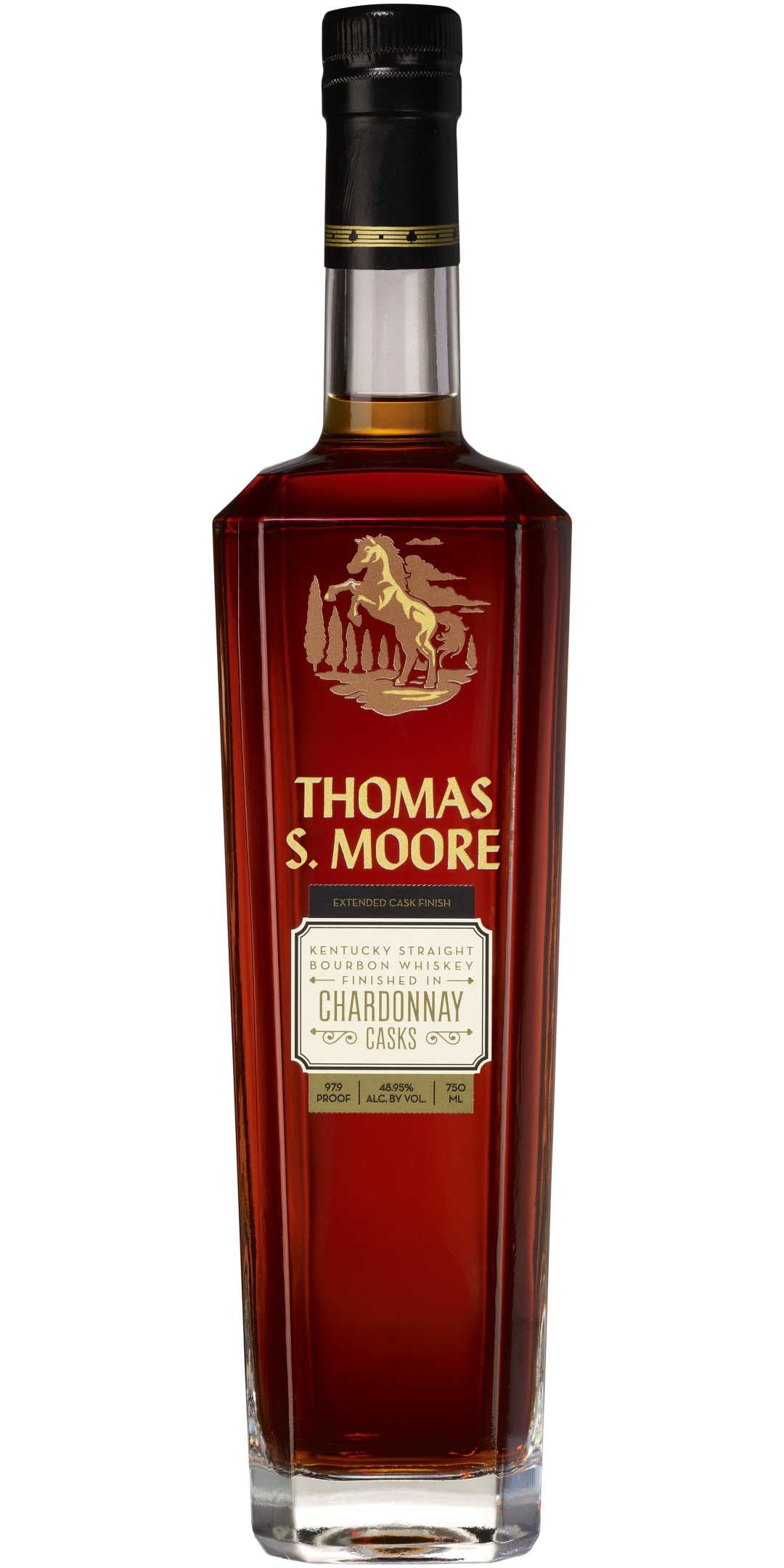 Thomas S. Moore Chardonnay Casks Finished Kentucky Straight Bourbon Whiskey 750ml 97.9 Proof