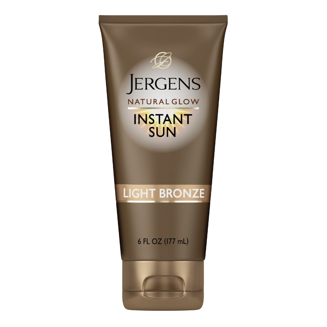 Jergens Natural Glow Instant Tanning Moisturizer, Light Bronze, 6 fl oz