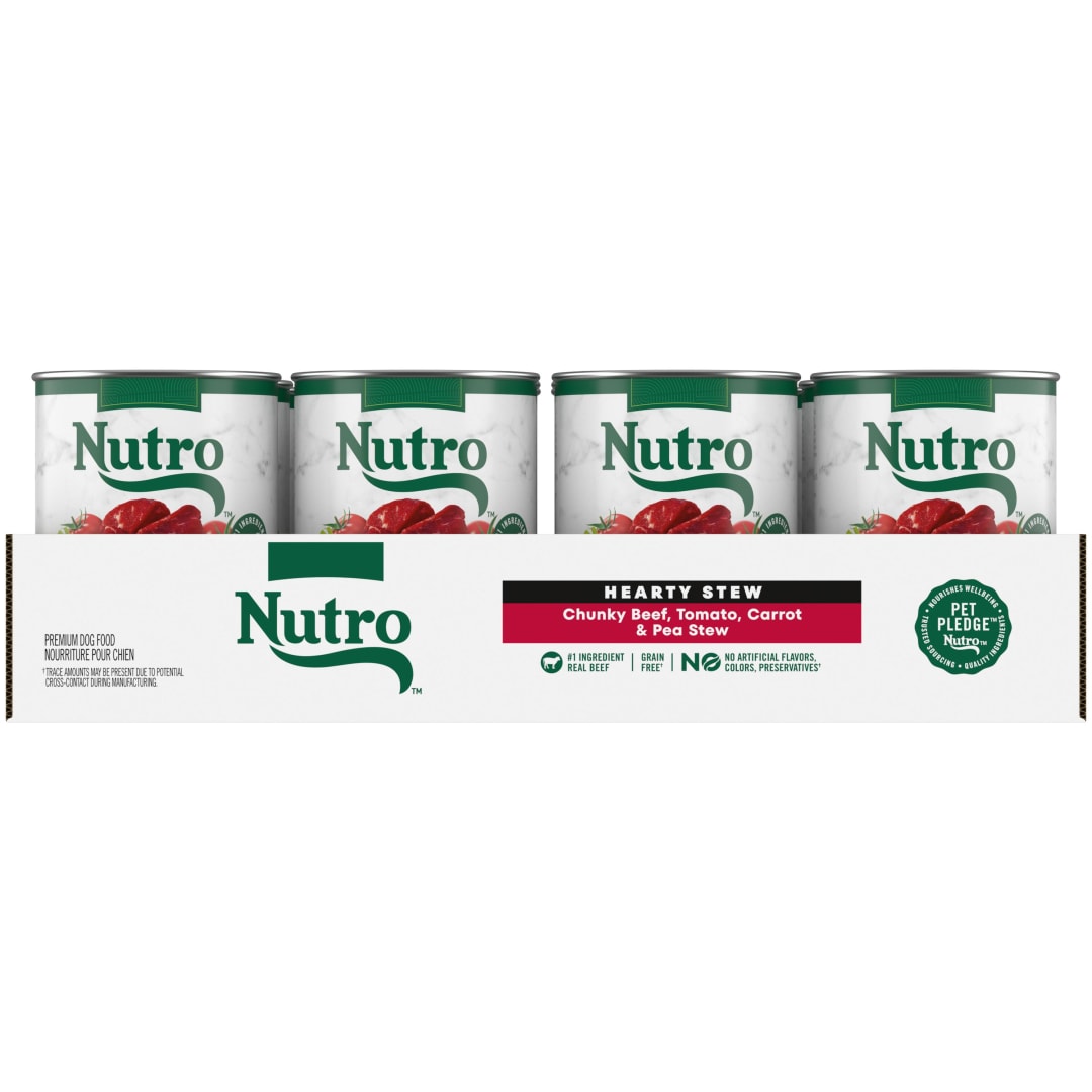 Nutro Natural Choice Cuts In Gravy Beef Recipe Adult Wet Dog Food, 3.5 oz Can Pack of 12