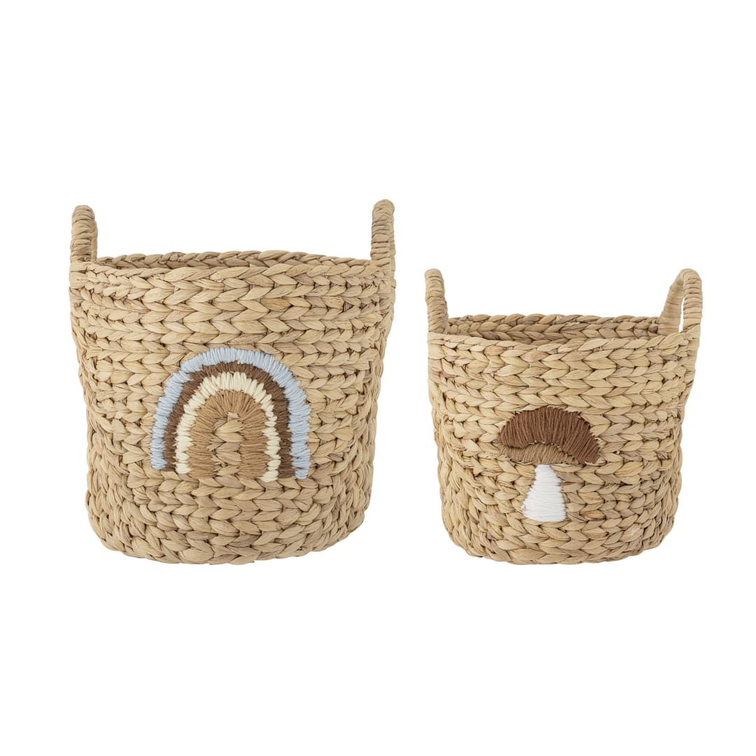 82058539 - Agnes Basket, Multi, Water Hyacinth STOCK: 300