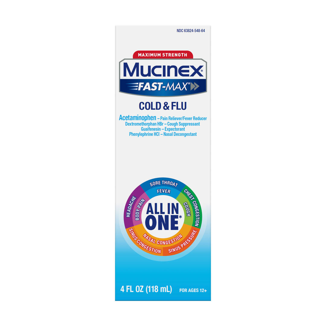 MUCINEX® FAST-MAX® Adult Liquid - Cold & Flu 6/4 oz.