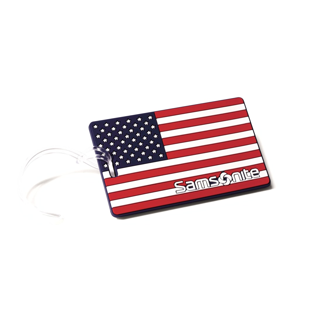 Travel Acc Pt Designer Id Tags - American Flag