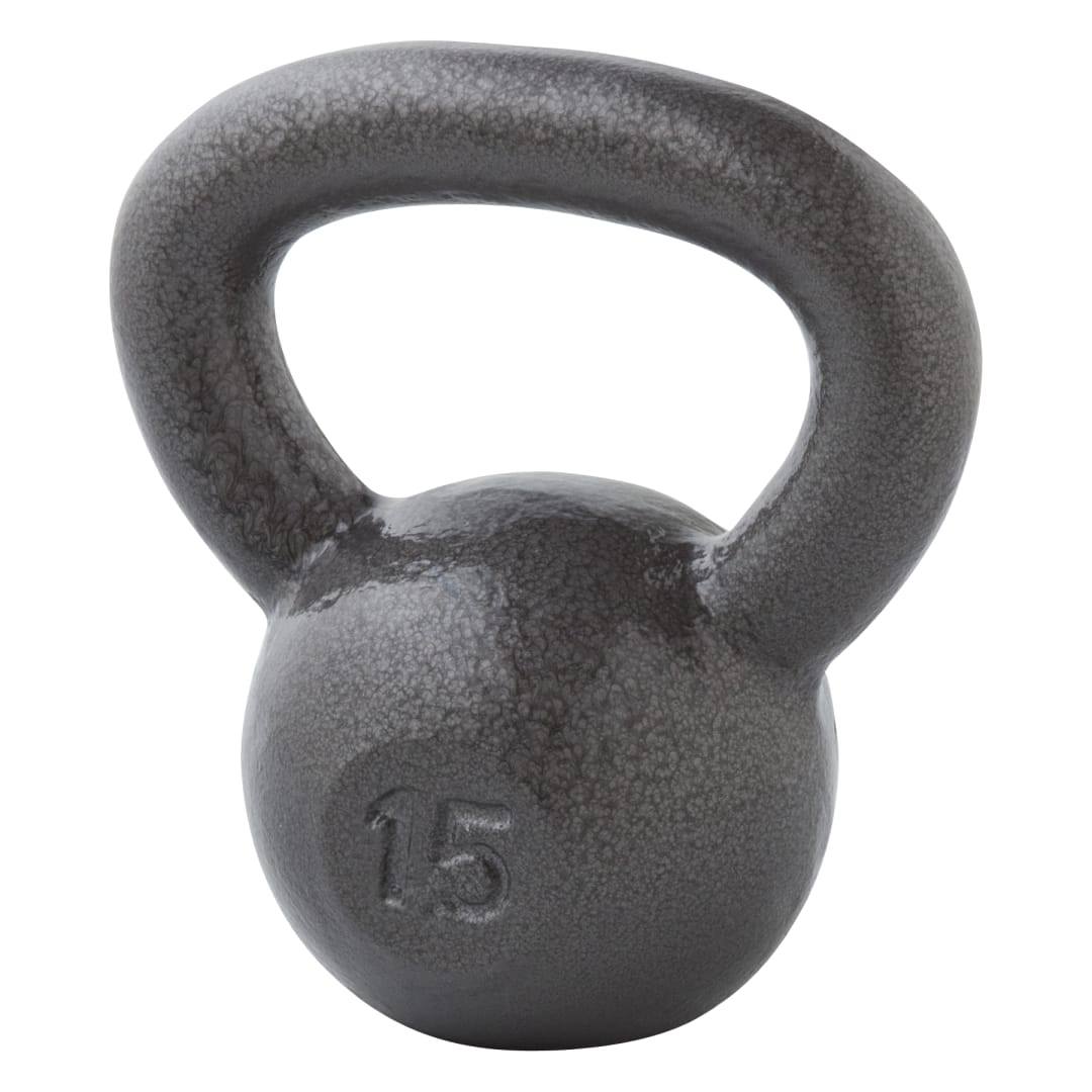 15LB CAST IRON KETTLEBELL