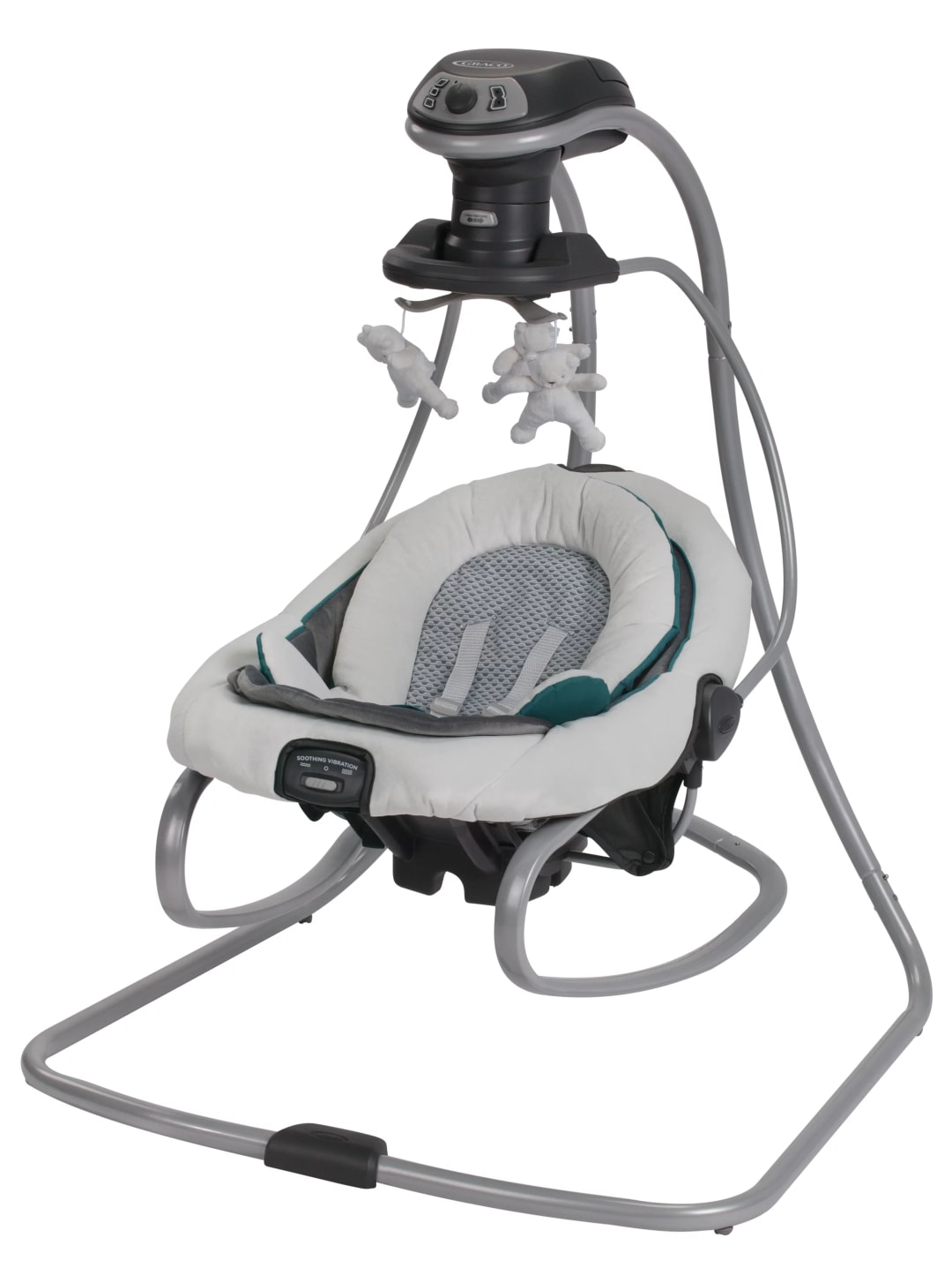 Graco® Columpio y Mecedor DuetSoothe™, con 3 Direcciones de Columpio y 6 Velocidades