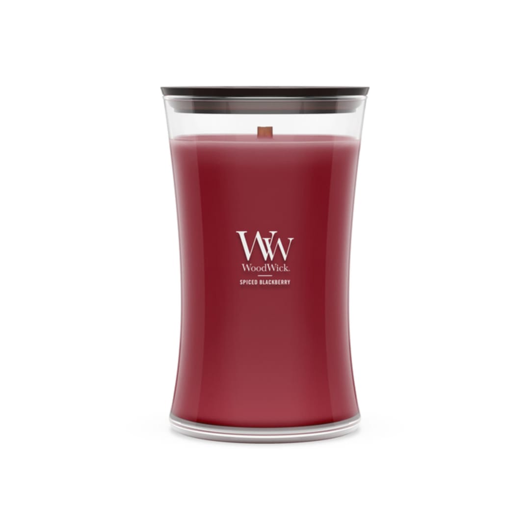 Woodwick Spiced Blackberry Large Hourglass Candle