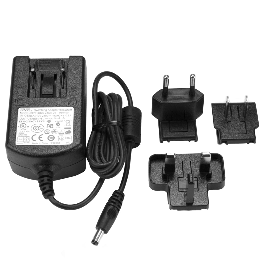 DC Power Adapter - 5V, 4A C-Plug