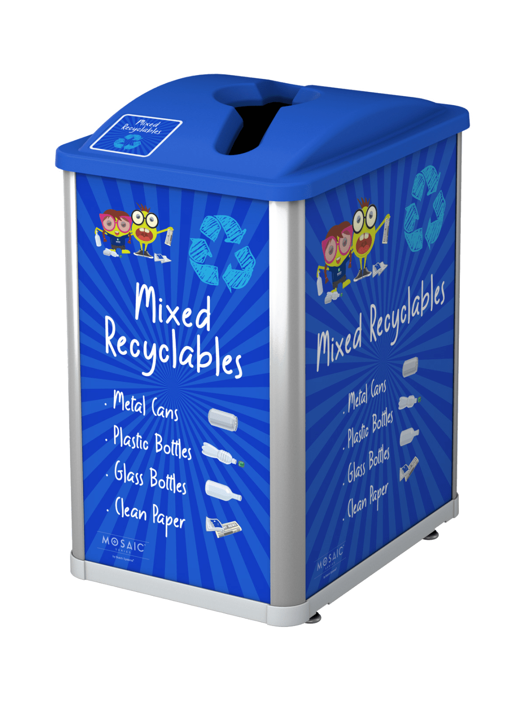 MOSAIC - Single - Kit - Junior - Mixed Recyclables - Mixed - Silver-Blue