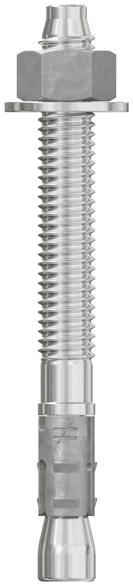 Simpson Strong-Tie STB2-37334S4F50 Strong-Bolt® 2 — 3/8 in. x 3-3/4 in. Type 304 Stainless-Steel Wedge Anchor, Fully Assembled (50-Qty)