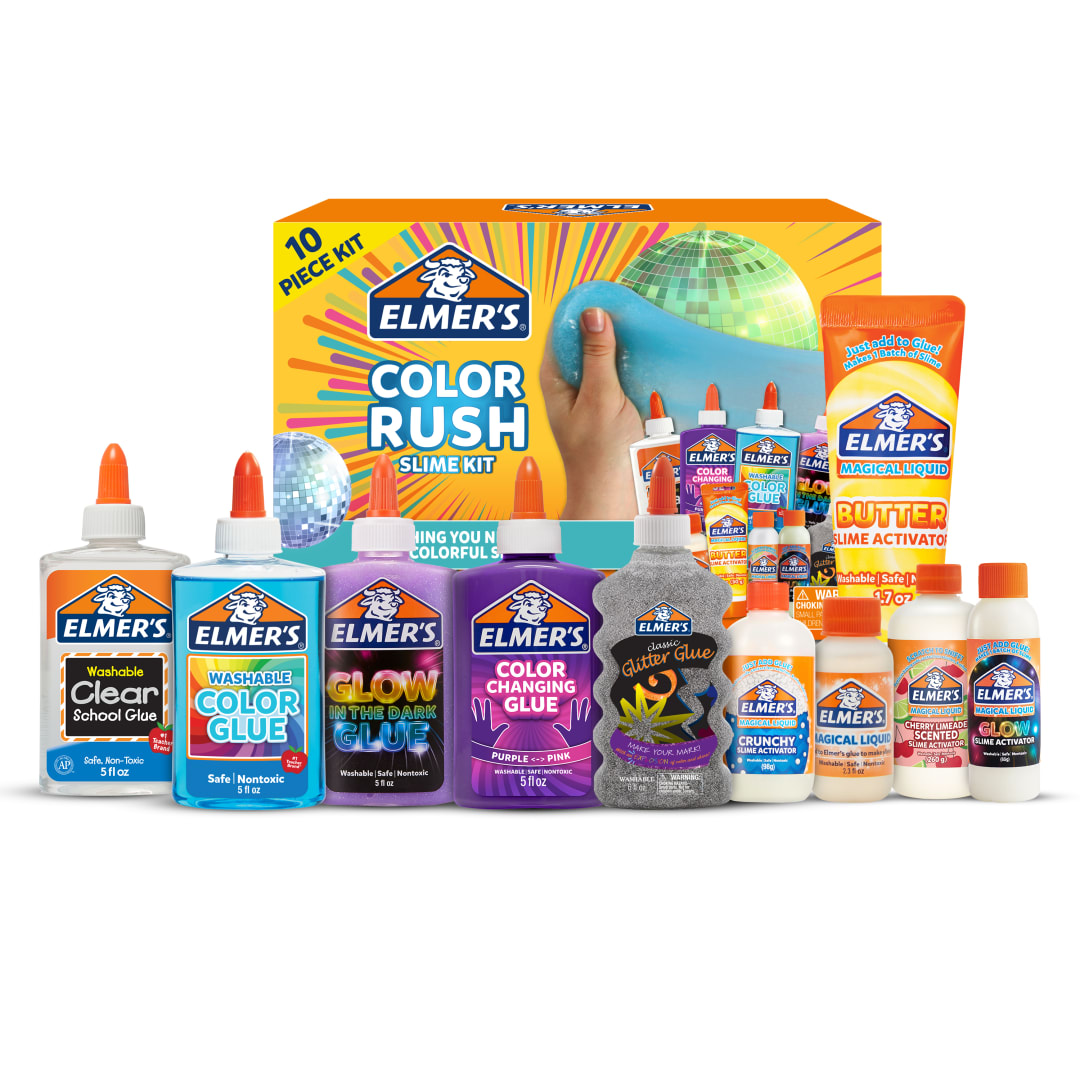 ELM COLOR RUSH SLIME KIT 10CT