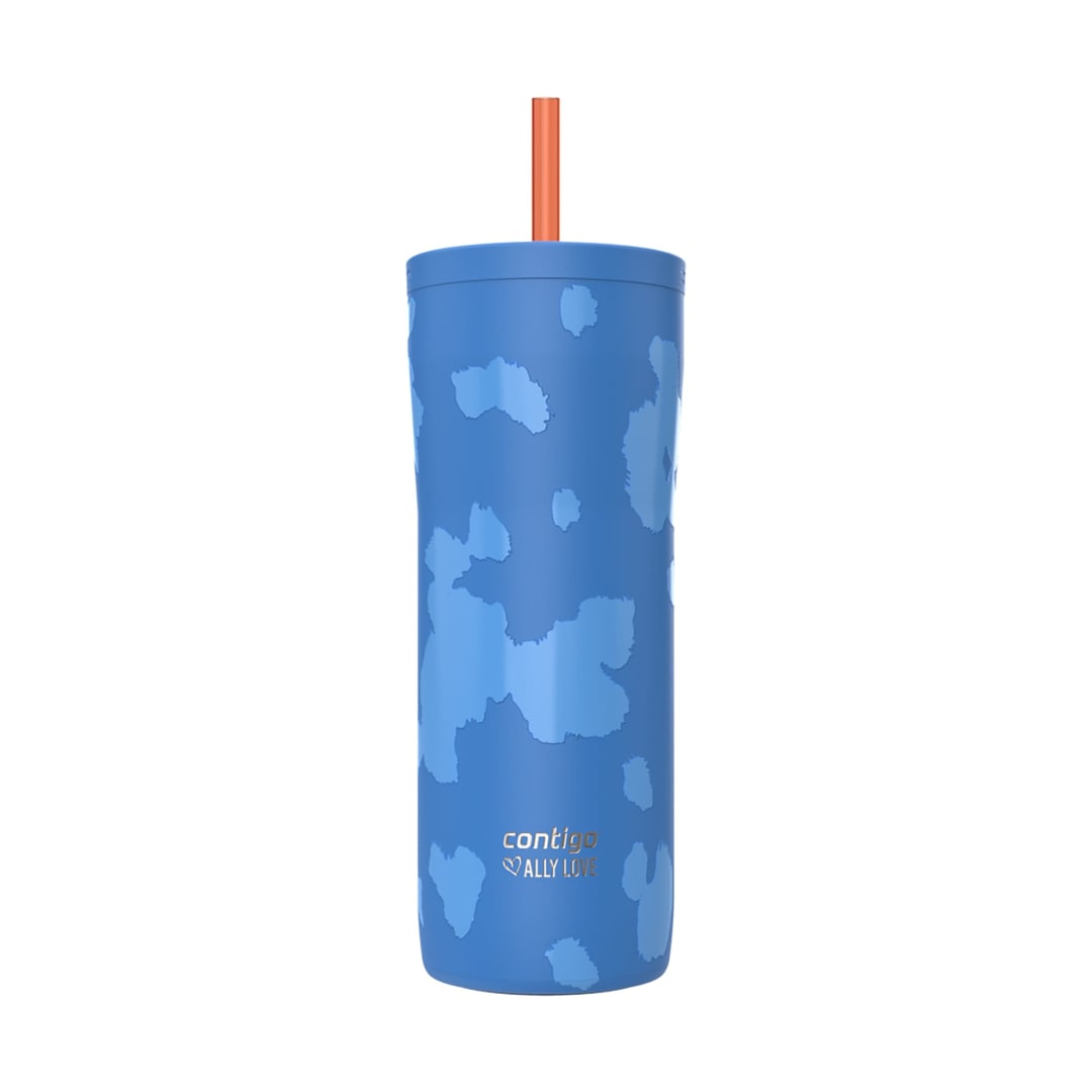 Contigo® Streeterville 2.0 Stainless Steel Tumbler with Straw, 24 oz, Stellar Jay