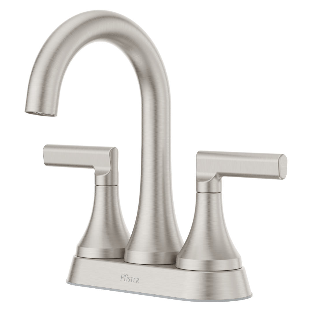 Vedra 2-Handle 4" Centerset Bathroom Faucet in Spot Defense Brushed Nickel