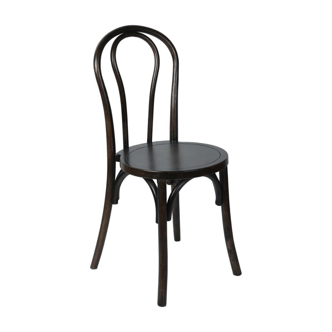 Betsy Commercial Grade Early American Thonet Style Solid Wood Stackable Dining Chair