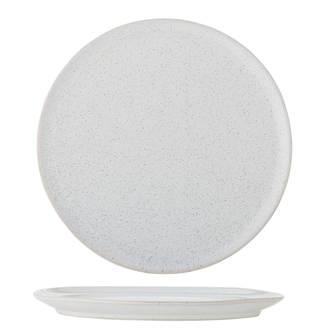 82072003 - Addison Plate, White, Stoneware STOCK: 300