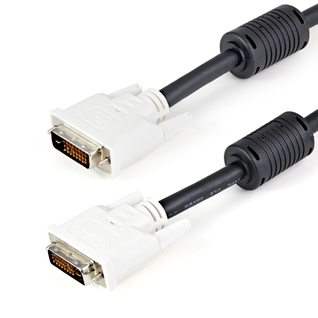 1m Male to Male DVI-D Dual Link Monitor Cable