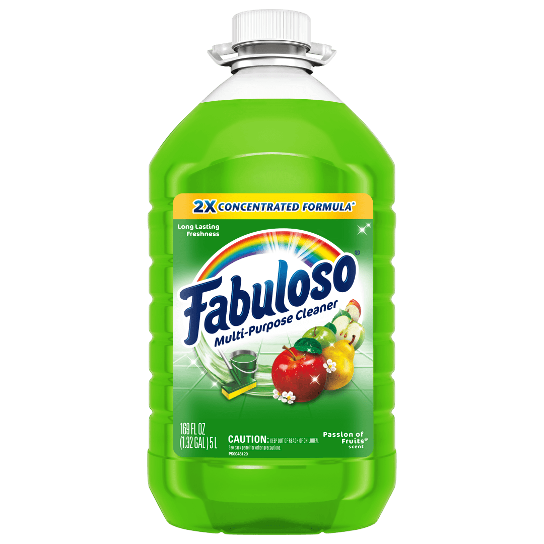 Fabuloso Multi-Purpose Cleaner, 2X Concentrated Formula, Passions of Fruit  Scent, 169 oz (3 ct)