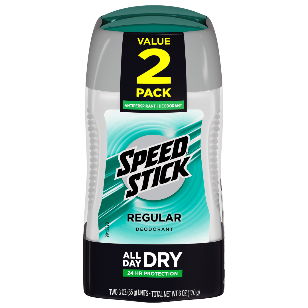 Speed Stick Power Antiperspirant Deodorant for Men, 72 HR Sweat & Odor Protection, Fresh Scent, 3.0 oz Stick (2 Pack)