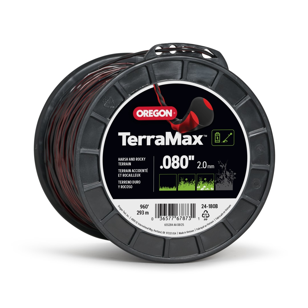 Oregon TerraMax Oval Twist Trimmer Line, 0.08in, 960ft Spool