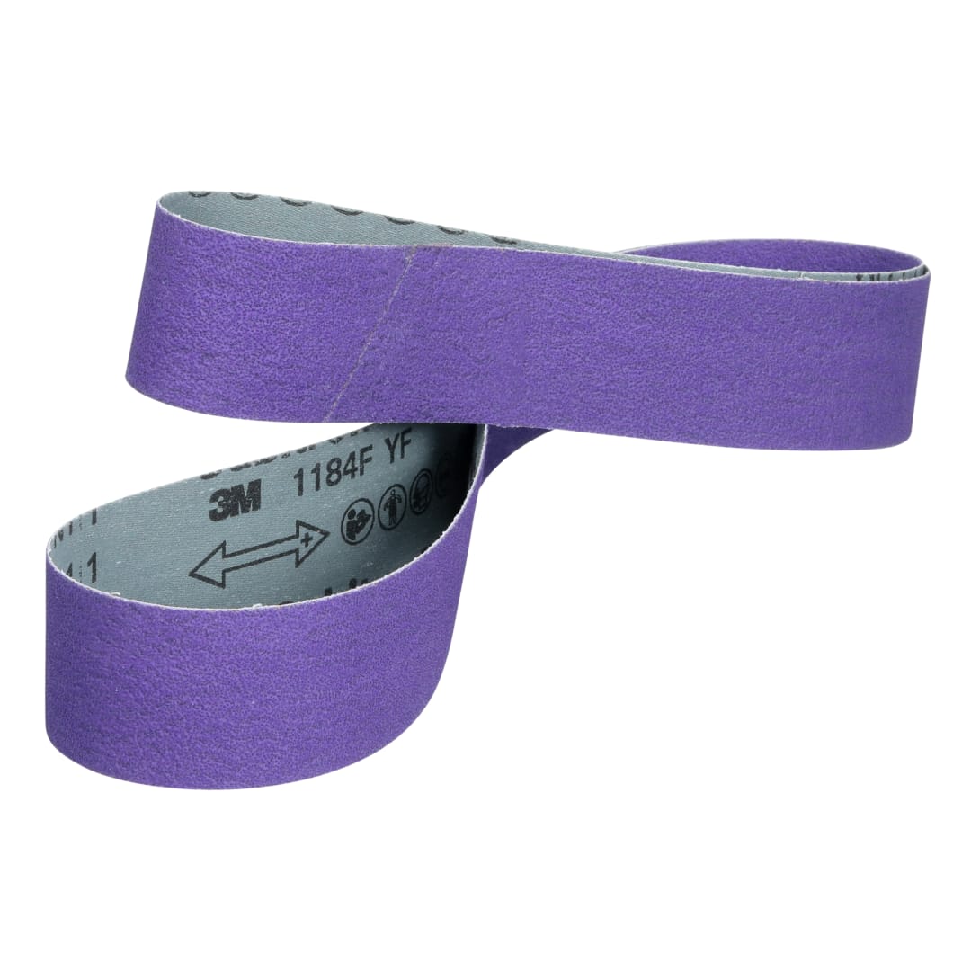 3M™ Cubitron™ 3 Cloth Belt 1184F, 80+ YF weight, 75 mm x 2000 mm