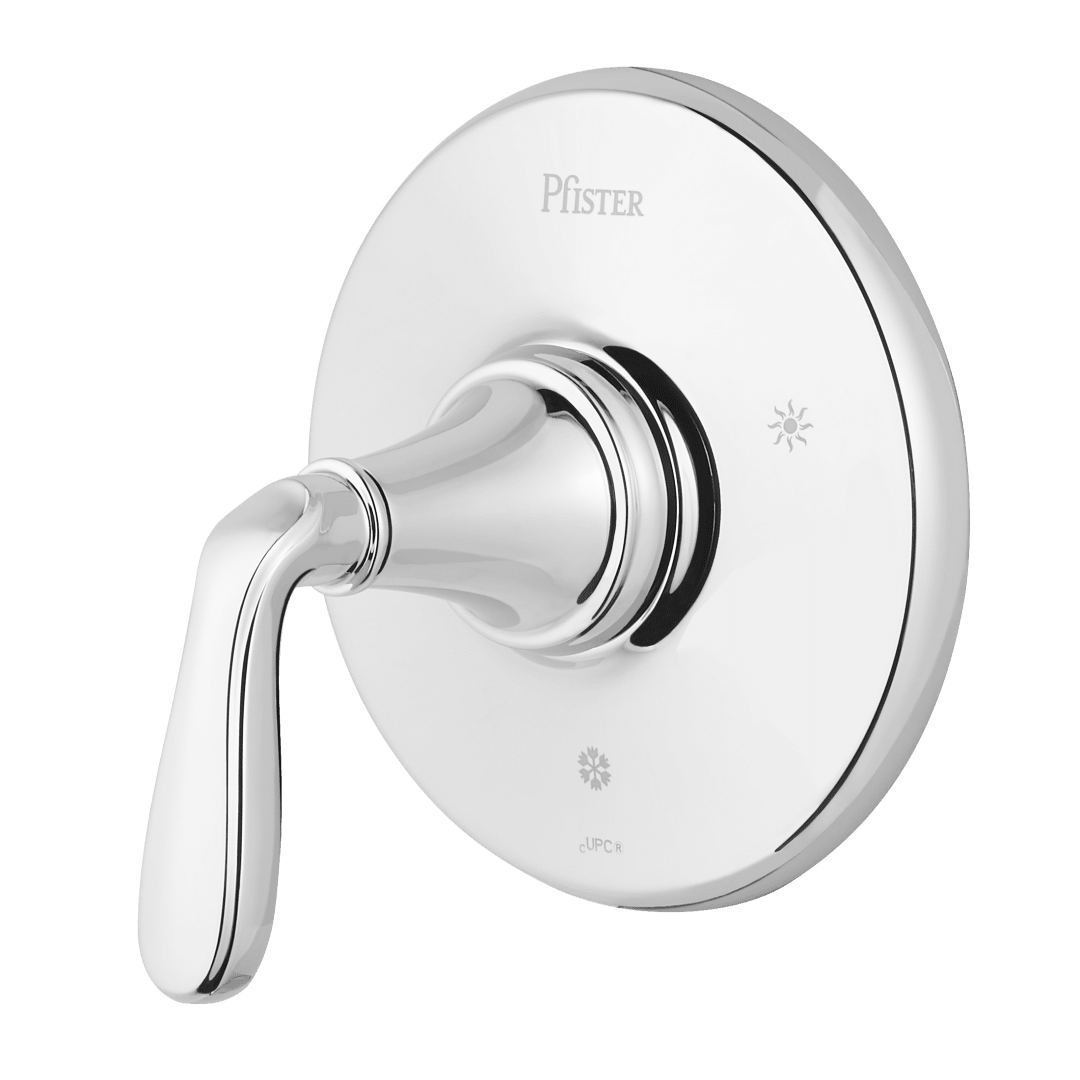 Northcott 1-Handle Tub & Shower Valve Only Trim in Polished Chrome