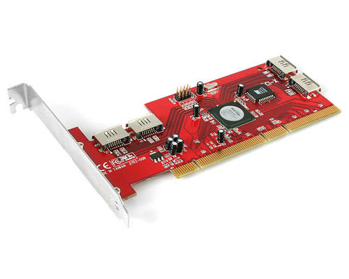 4 Port Serial ATA II RAID 0,1 PCI Card