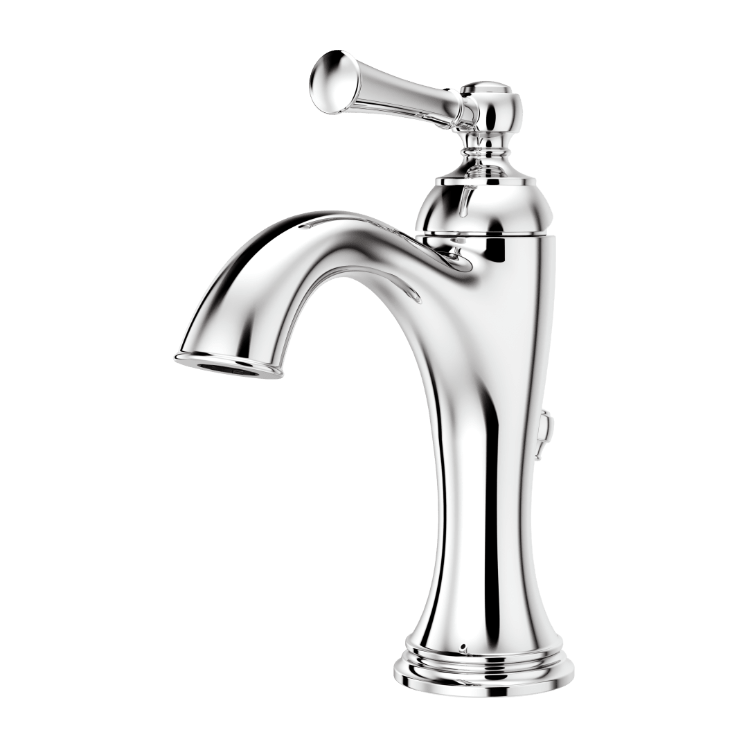 Tisbury Single Control 4" Centerset Bathroom Faucet in Polished Chrome