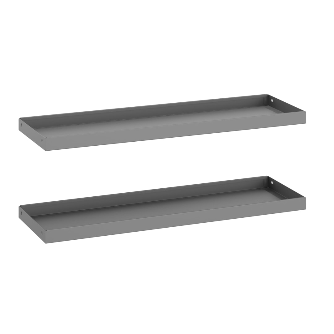 Rubbermaid FastTrack 24 Inch Shelf, 2 pack