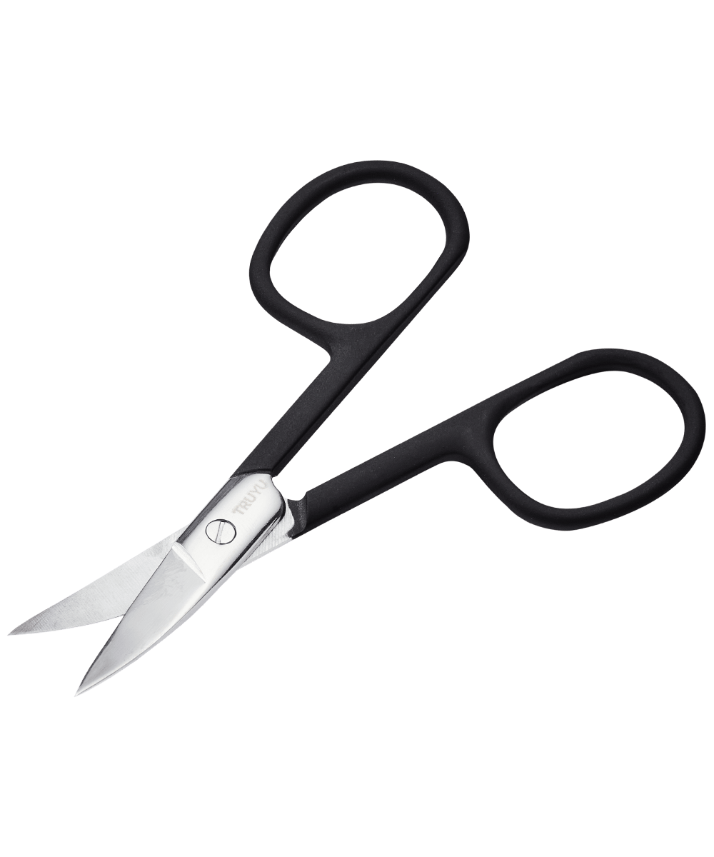 Curved Black Nail Scissors