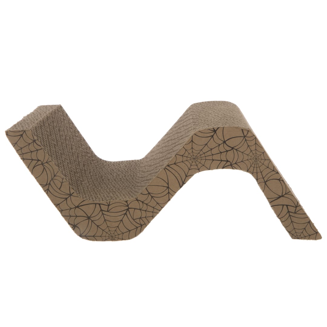 Petlinks Scratchers Choice Curl Halloween Corrugate Cat Scratcher with Catnip Infused Technology