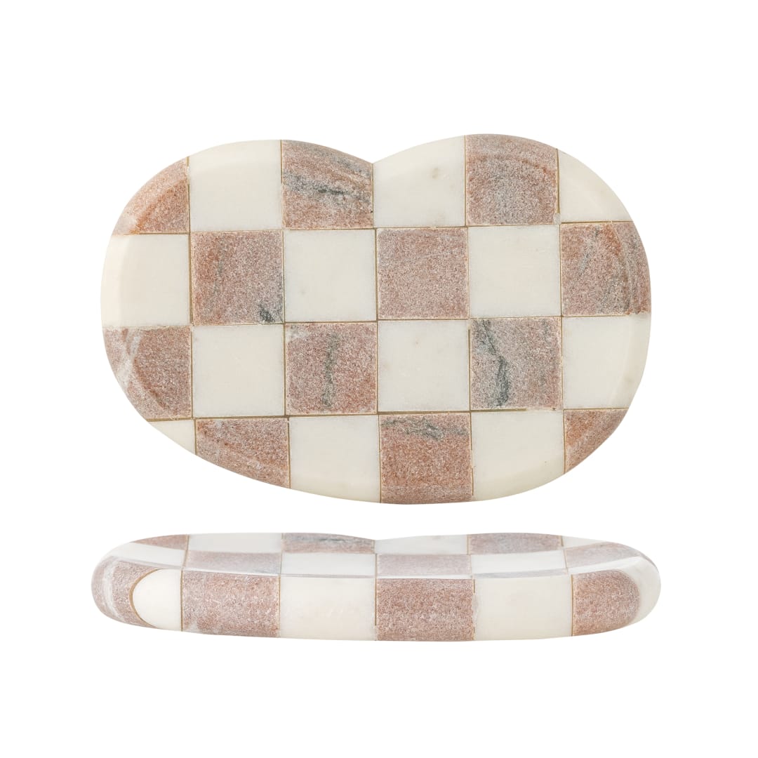 82069367 - Petrea Tray, Rose, Marble STOCK: 253