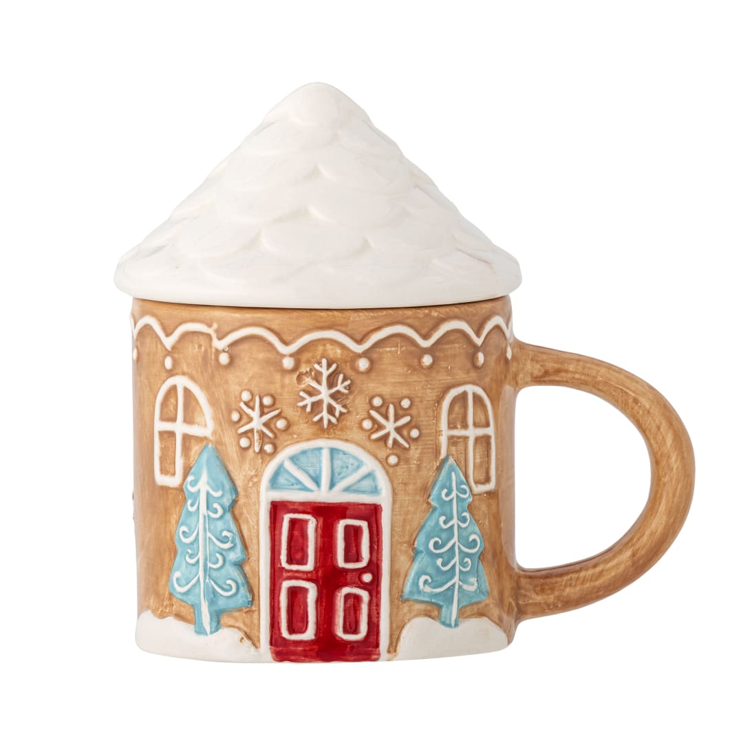 82061243 - Ginnie Mug, Brown, Stoneware STOCK: 300