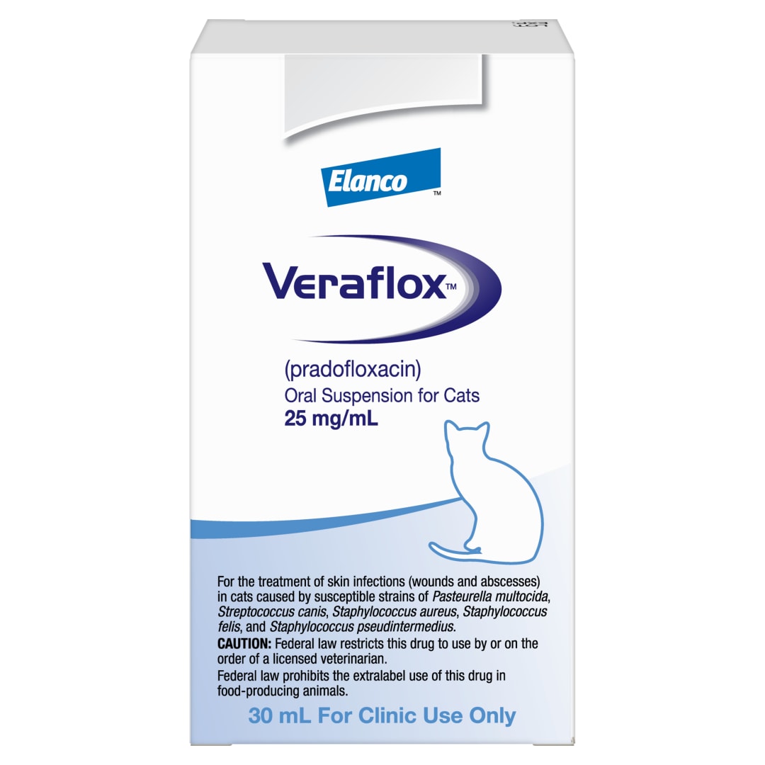 Veraflox (pradofloxacin) Oral Suspension 25mg/mL | 30mL
