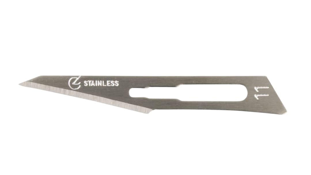 KRUUSE Stainless Steel Scalpel Blade, No 11, Sterile