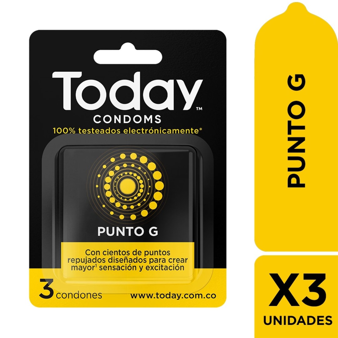 Today Condoms Punto G x3 und