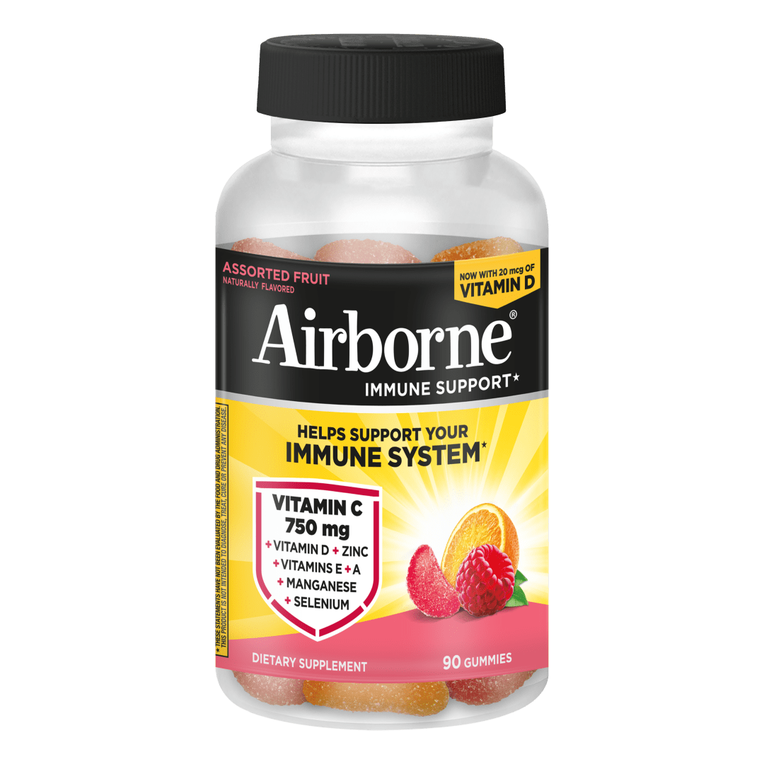 AIRBORNE® Gummies - Assorted Fruit 90ct