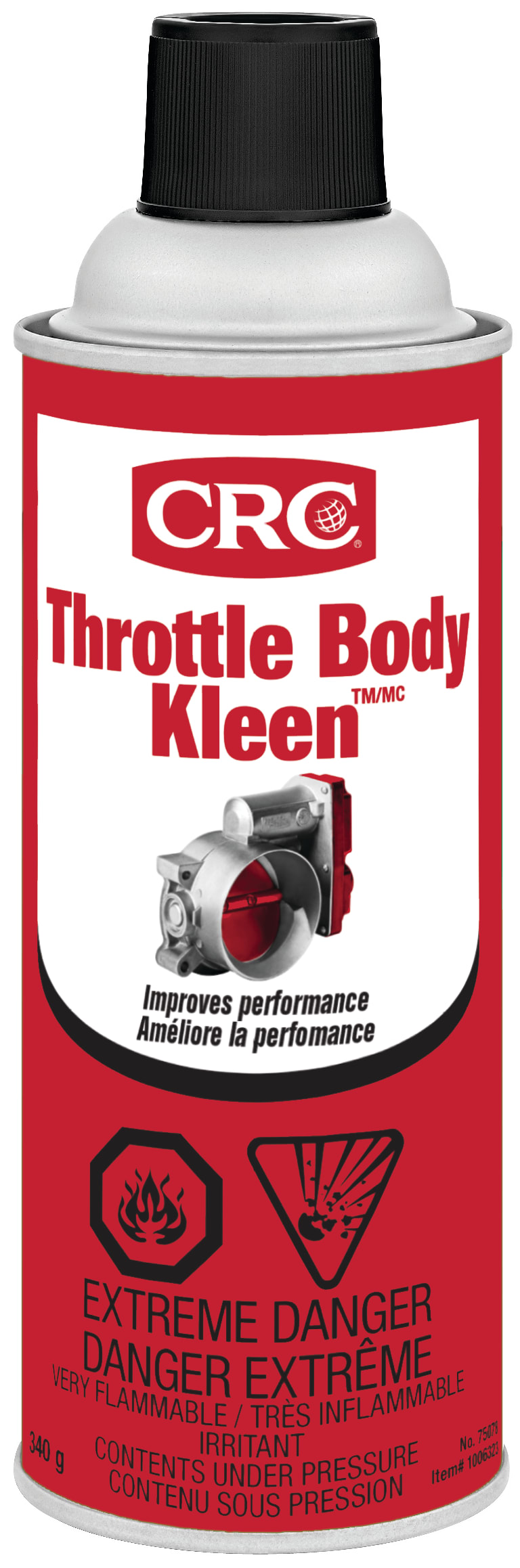 CRC Throttle Body Kleen Air Intake Cleaner (F/E) 1X340G