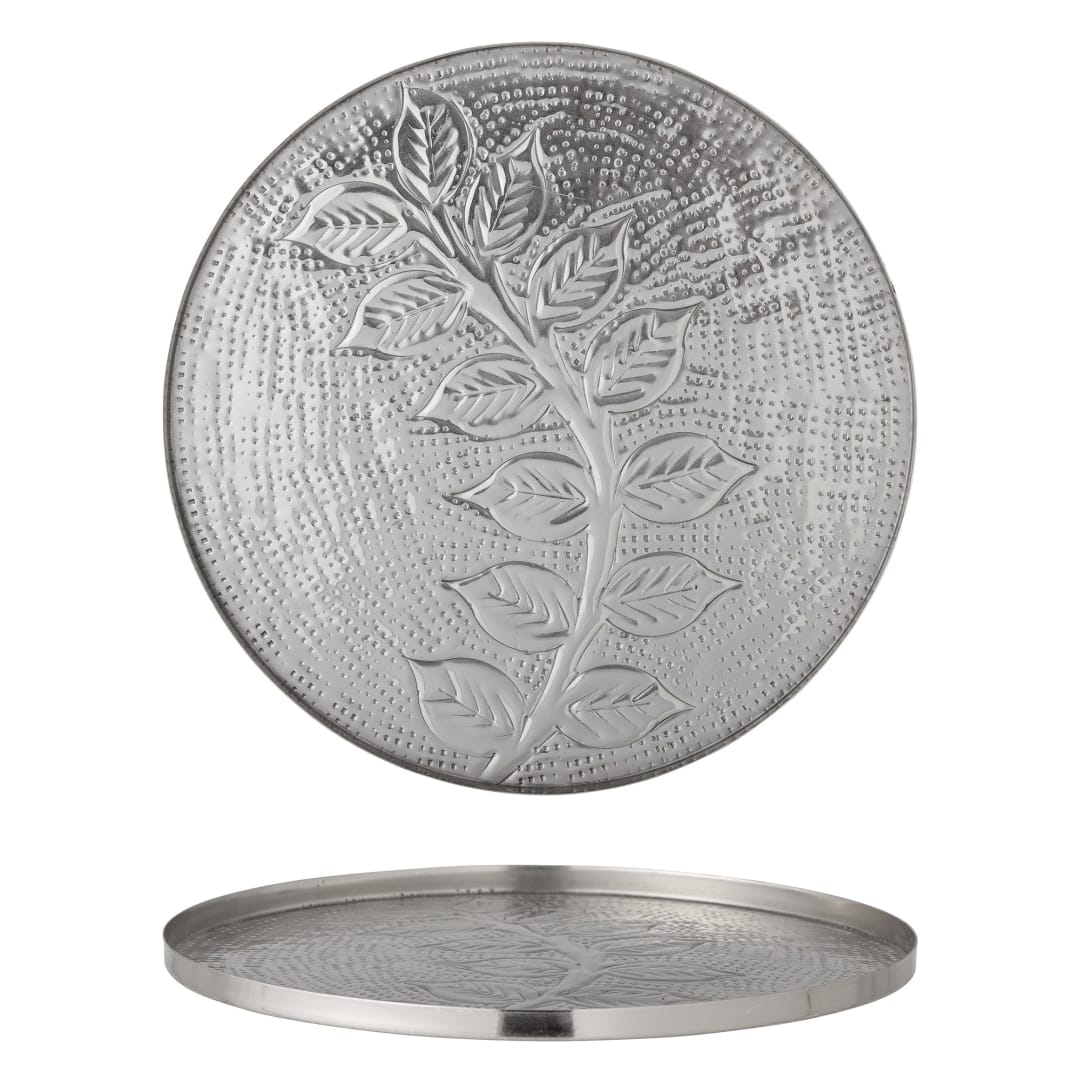 82059569 - Leila Tray, Silver, Iron STOCK: 300