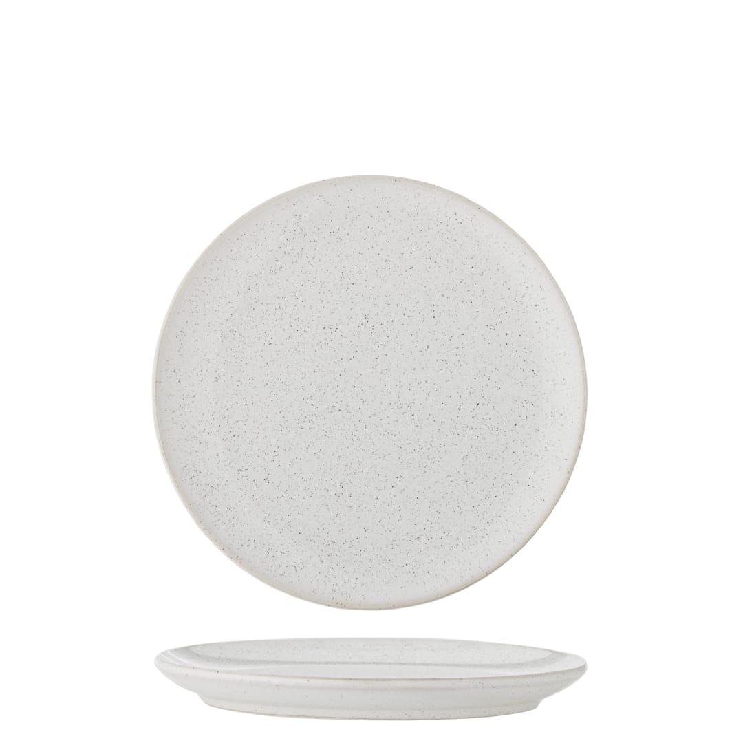 82072004 - Addison Plate, White, Stoneware STOCK: 300
