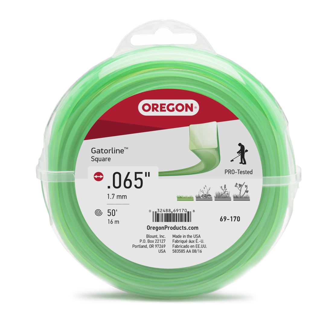 Oregon Gatorline Square Trimmer Line, .065 in. by 50 FT