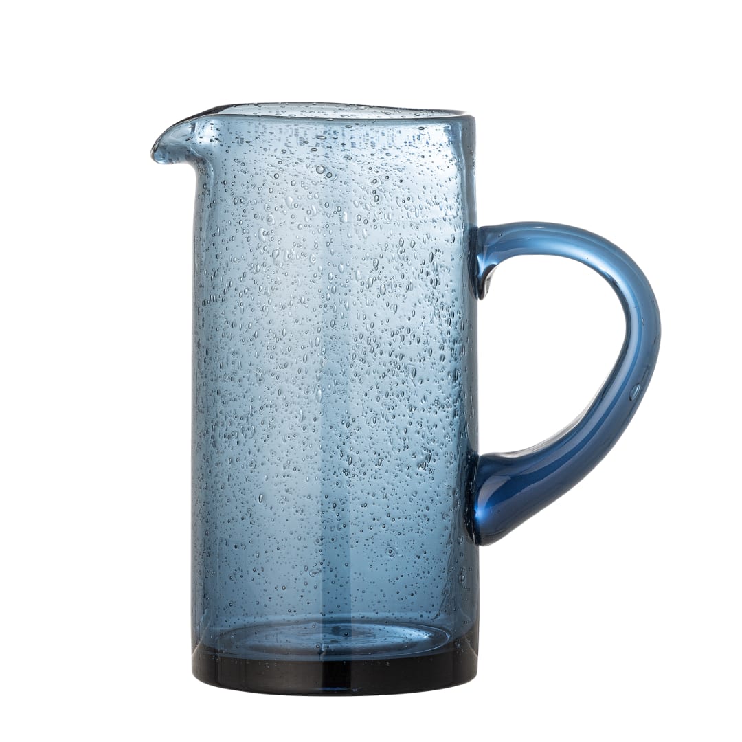 82072571 - Tabby Jug, Blue, Glass STOCK: 300