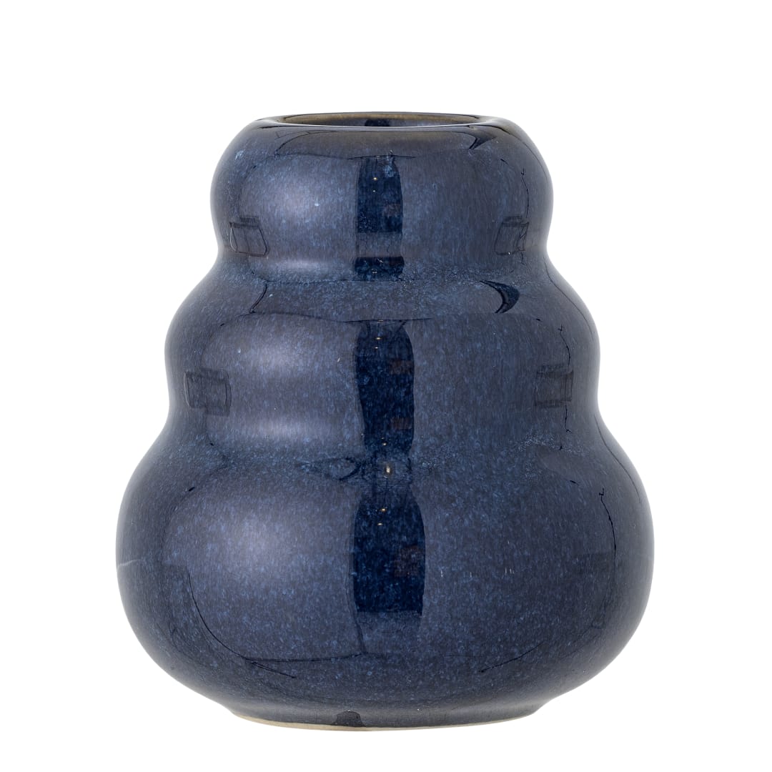 82061345 - Faramir Vase, Blue, Stoneware STOCK: 126