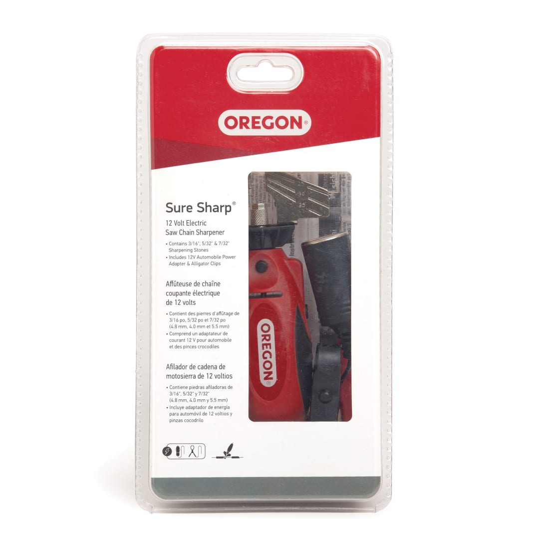 Oregon 12V Sure Sharp Electric Chainsaw Chain Grinder/Sharpener, Chain Saw Maintenance Sharpening Tool (585015)